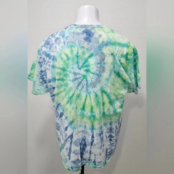 Fruit Of The Loom Men's Hippie Van Tye Dye Short Sleeve Shirt Size 2XL NWOT - Picture 3 of 9